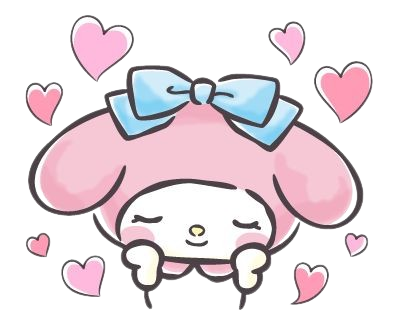 My Melody con torta