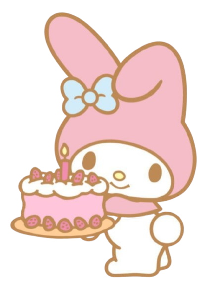 My Melody con corazones